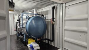 Heating Container With Low Pressure Steam Generator 1 MW 20 Pieds