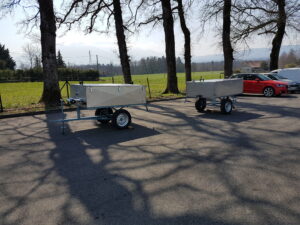 Tipping Trailor For Soil Or Compost Disinfection 1,0 M3